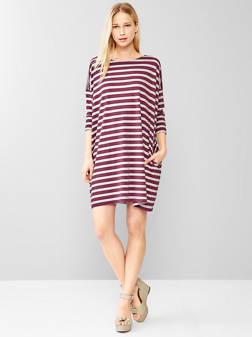 Image number 5 showing, Stripe relaxed t-shirt dress