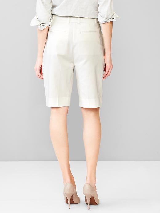 Image number 2 showing, Pleated bermuda shorts