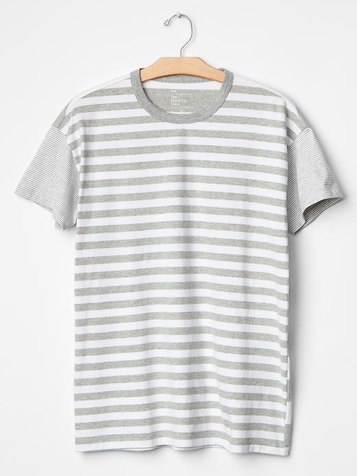 Image number 3 showing, Essential mixed stripe t-shirt