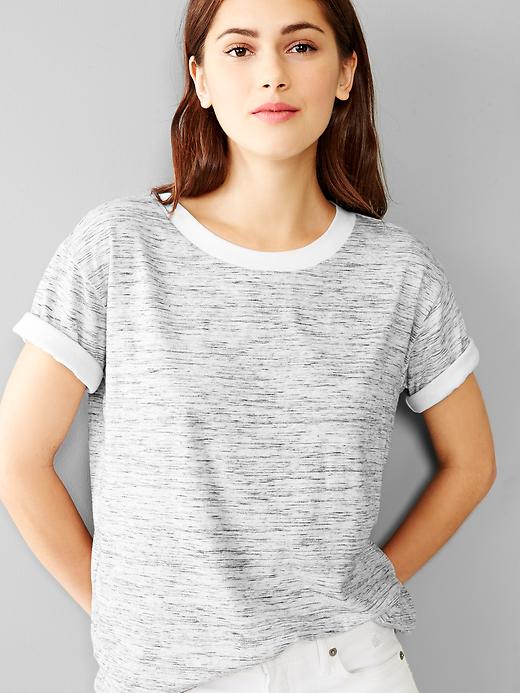 Image number 2 showing, Double-knit spacedye tee