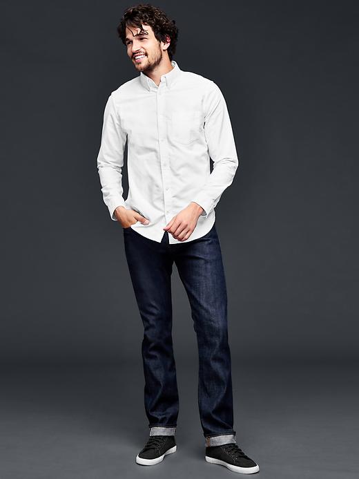 Image number 3 showing, Modern Oxford solid shirt