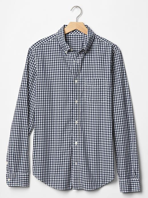 Image number 3 showing, Lived-in wash gingham shirt