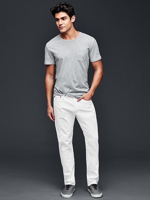 Image number 3 showing, 1969 slim fit jeans (white wash)