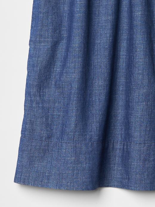 Image number 8 showing, Chambray boatneck dress