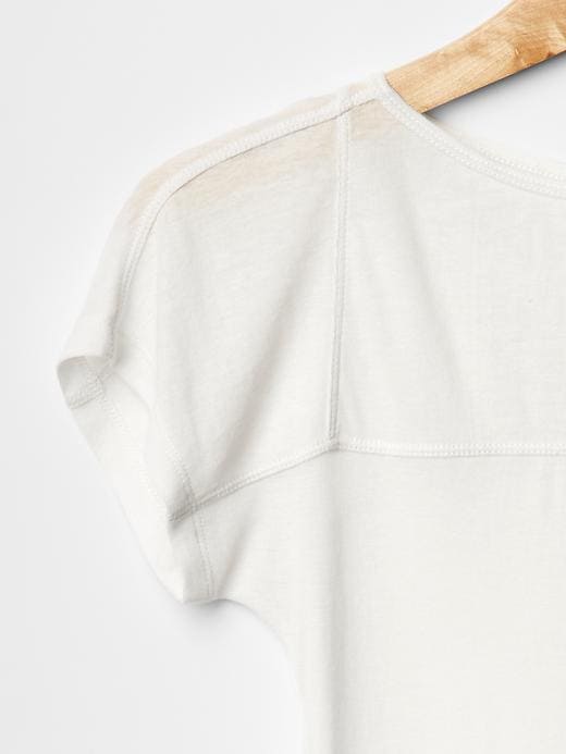 Image number 6 showing, Featherweight seamed tee