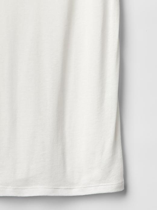 Image number 7 showing, Featherweight seamed tee