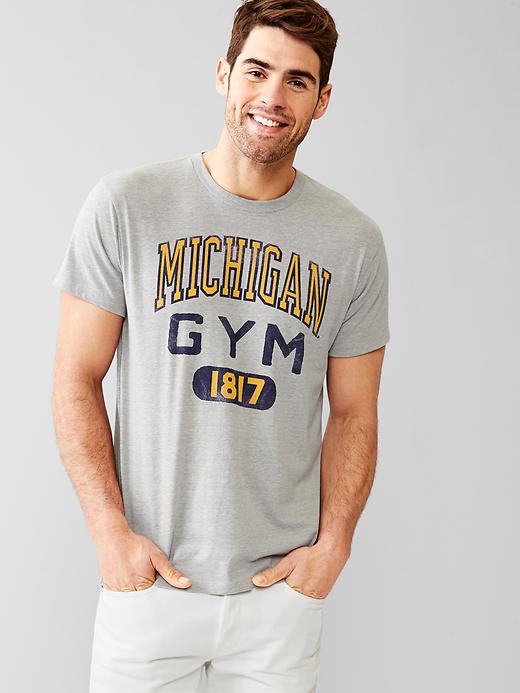 View large product image 1 of 1. Michigan gym t-shirt