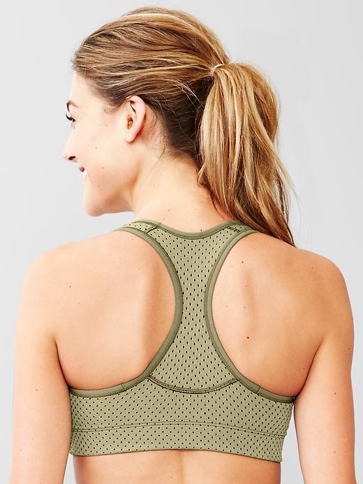Image number 2 showing, Medium impact mesh sports bra