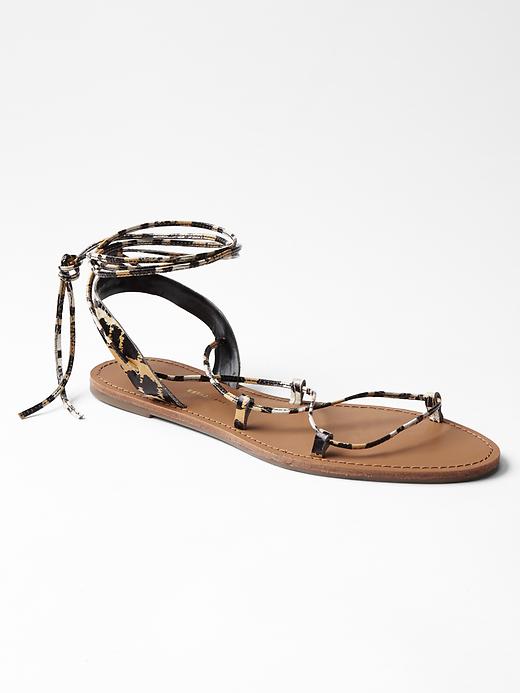 Image number 5 showing, Lace-up sandals
