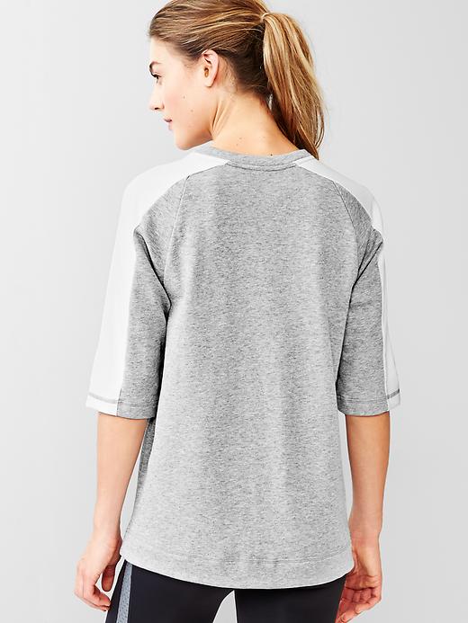 View large product image 2 of 5. Twill contrast sweatshirt top