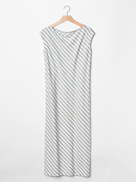 Image number 6 showing, Heathered stripe muscle midi dress