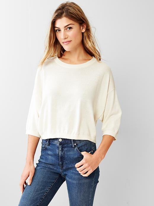 View large product image 1 of 1. Crop sweater top