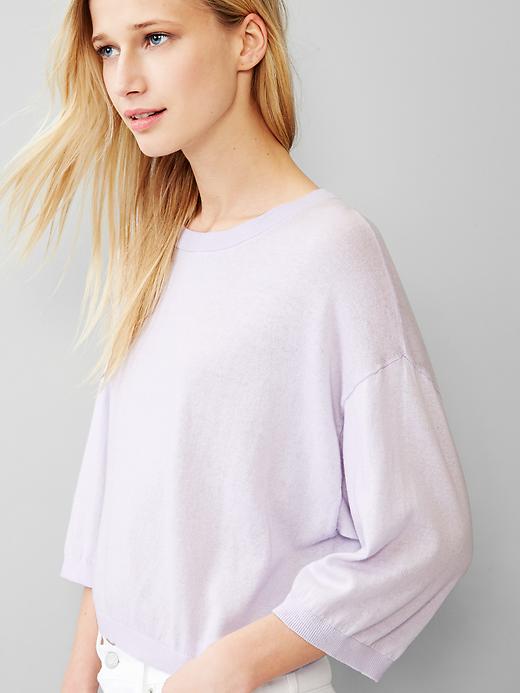 Image number 2 showing, Crop sweater top