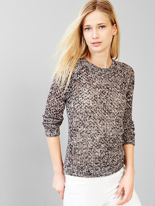 View large product image 1 of 1. Mesh sweater