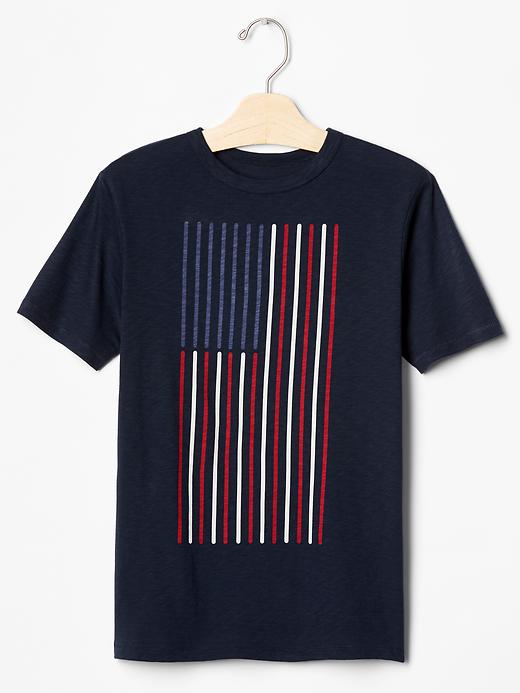 View large product image 1 of 1. Americana graphic tee