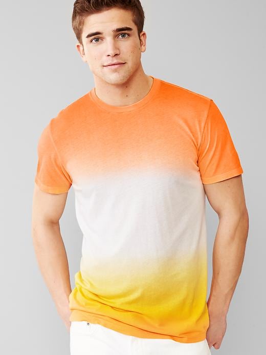 View large product image 1 of 1. Essential dip-dye t-shirt