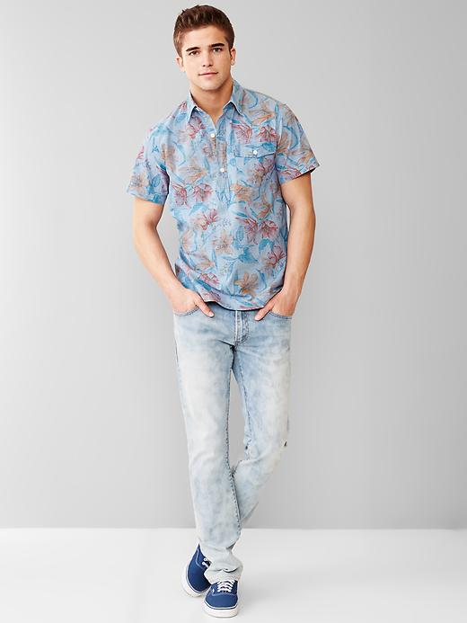 Image number 2 showing, Chambray floral popover