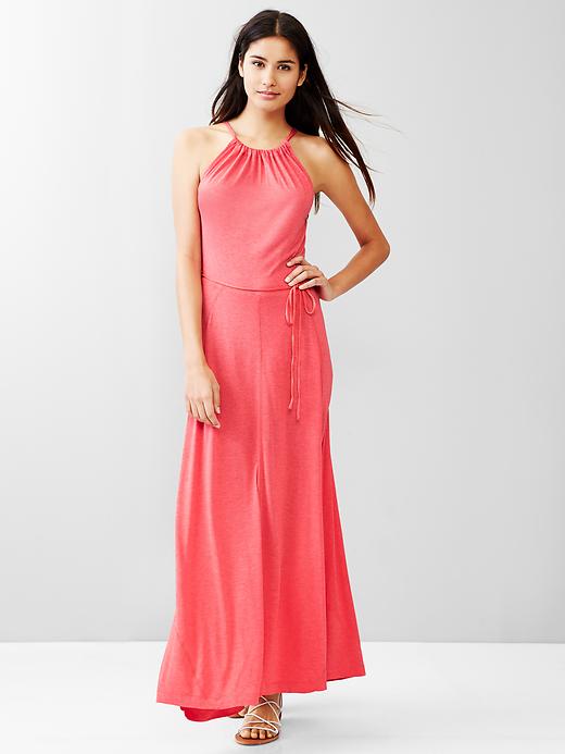 View large product image 1 of 1. Panel maxi dress