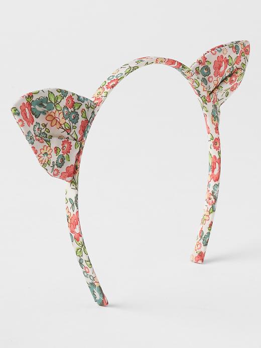 View large product image 1 of 1. Floral cat headband