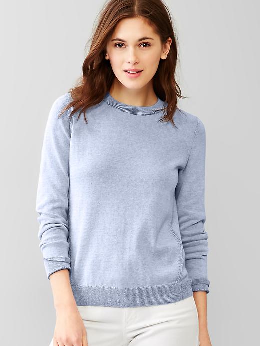 Image number 1 showing, Faded crew sweater