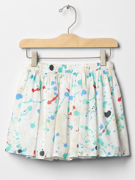 Image number 1 showing, Paint splatter circle skirt