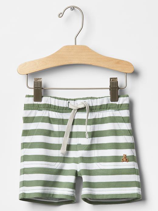 Image number 1 showing, Stripe knit shorts