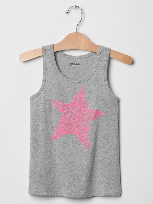 Image number 10 showing, Glitter graphic tank