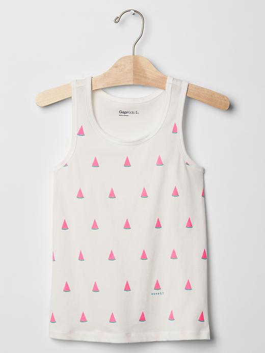 Image number 3 showing, Glitter graphic tank