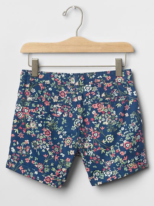 Image number 2 showing, Floral midi shorts