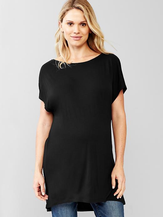 View large product image 1 of 1. Hi-lo tunic top