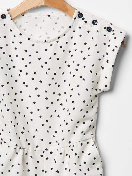 Image number 2 showing, Starry button romper
