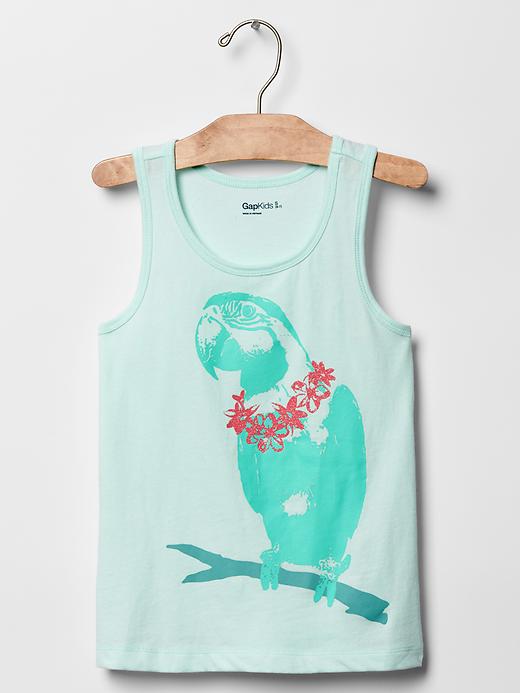 Image number 1 showing, Glitter graphic tank