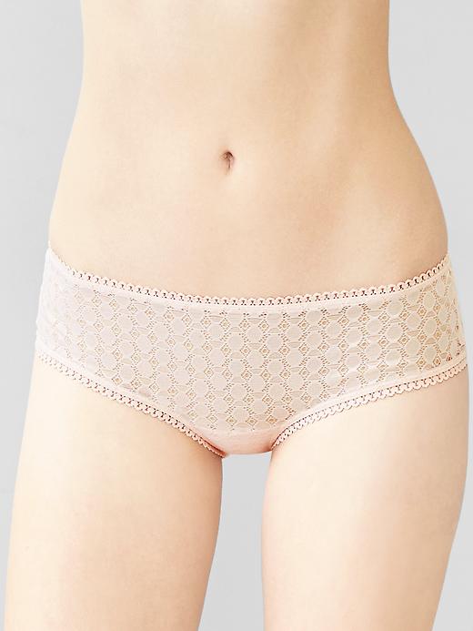 Image number 5 showing, Crochet lace hipster tanga