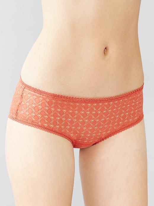 Image number 4 showing, Crochet lace hipster tanga