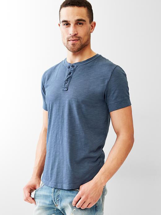 Image number 5 showing, Lived-in solid henley