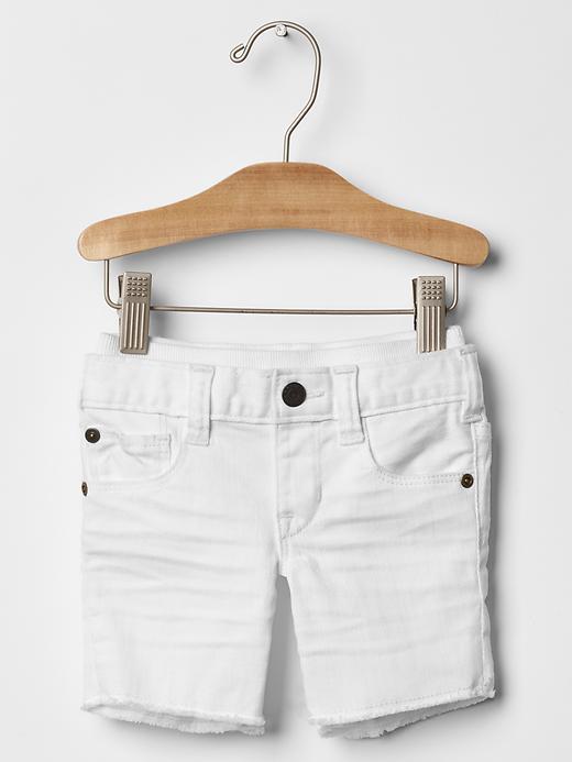 Image number 3 showing, Pull-on denim shorts