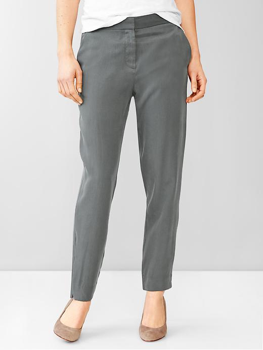 View large product image 1 of 1. Tencel&#174 jogger pants