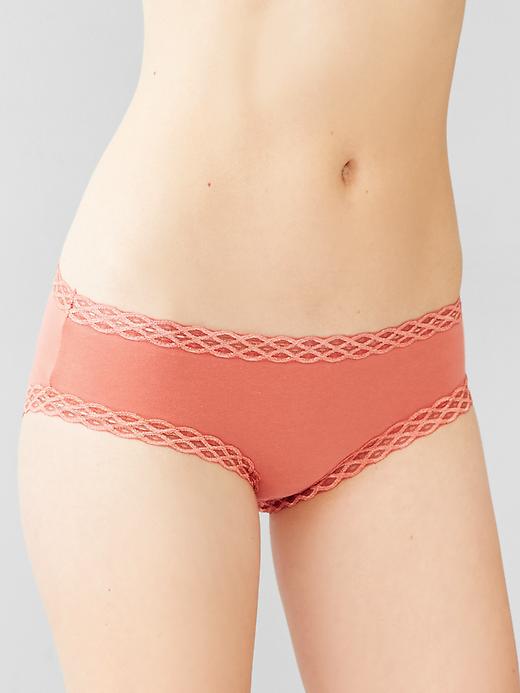 View large product image 1 of 1. Geometric-lace hipster