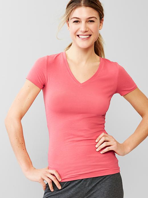Image number 4 showing, Pure Body V-neck tee