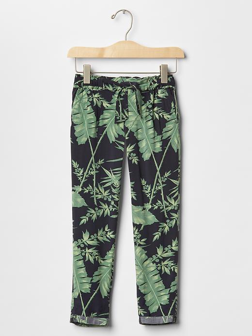 View large product image 1 of 1. Palm leaf soft pants
