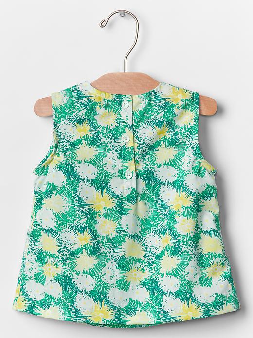 Image number 2 showing, Printed pleat tank top