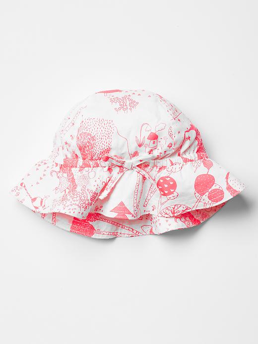 View large product image 1 of 1. Park print floppy hat