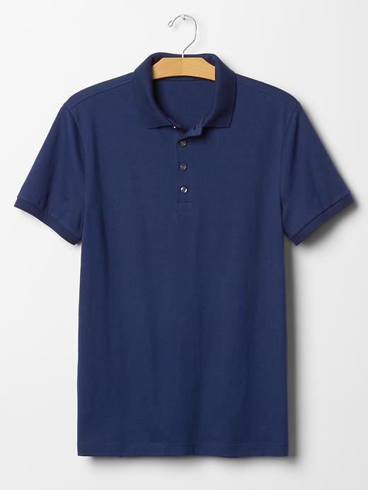 Image number 4 showing, Solid jersey polo