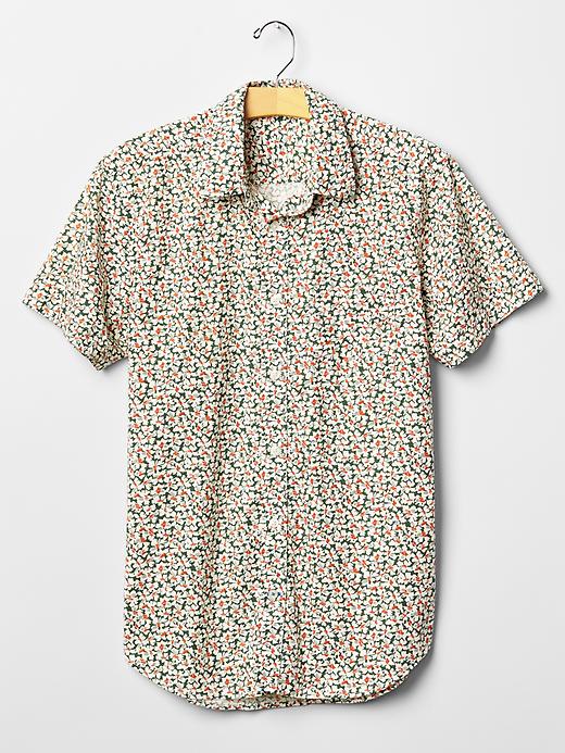 Image number 4 showing, Lived-in sketch floral shirt