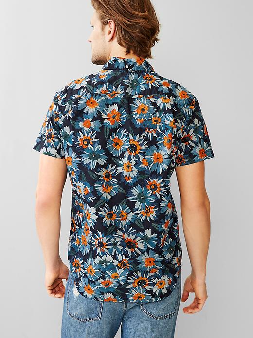 Image number 2 showing, Lived-in paint floral shirt