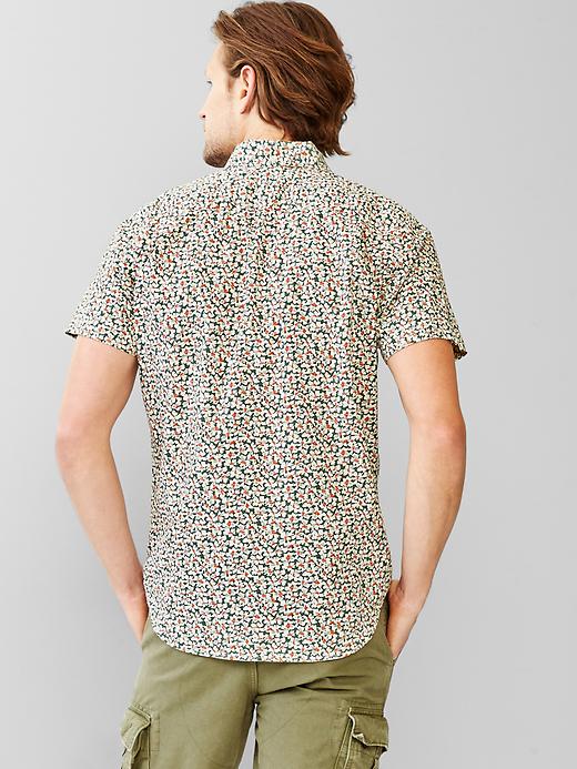 Image number 2 showing, Lived-in sketch floral shirt