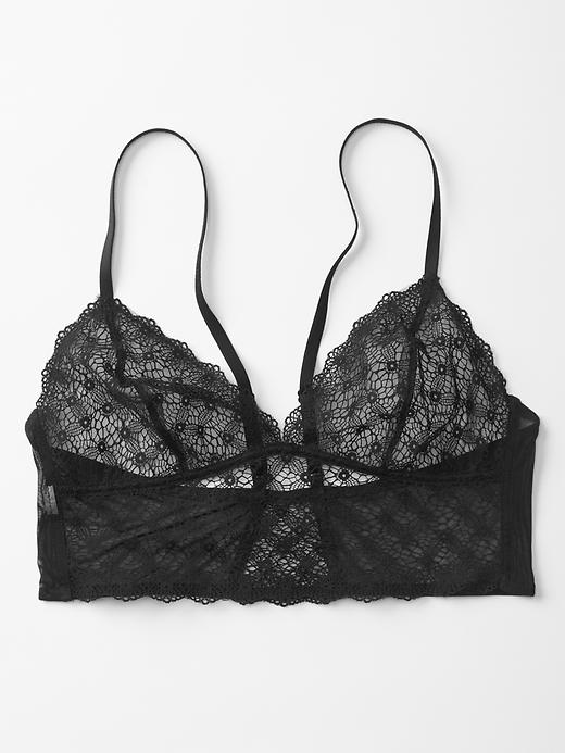Image number 3 showing, Unlined lace pullover bralette