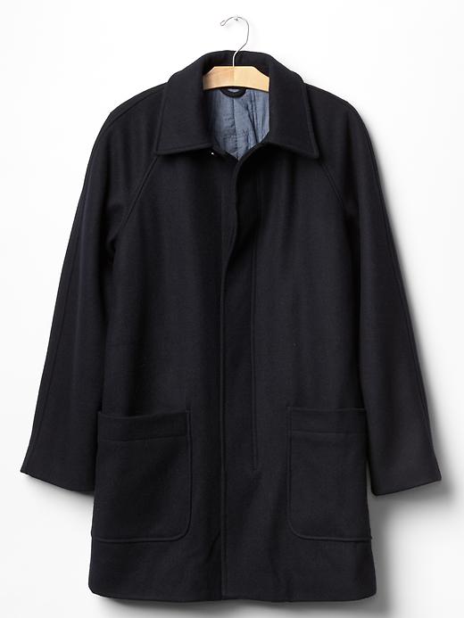 Image number 4 showing, Wool mac jacket