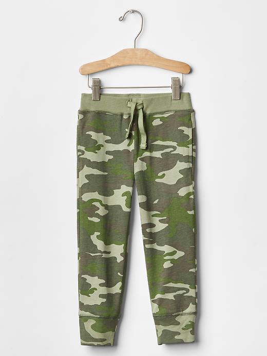 View large product image 1 of 1. Camo cuffed pants