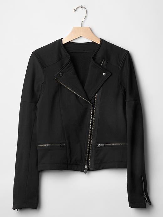 Image number 6 showing, Fleece moto jacket